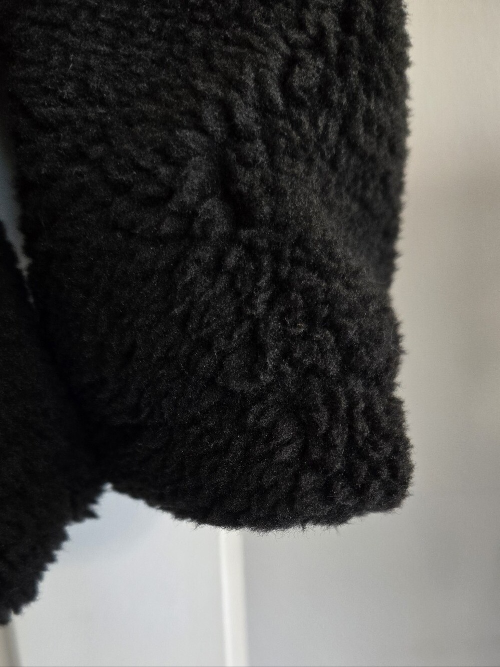 Torrid Black Snap Button Front Sherpa Shacket Chest Pockets 2X - Picture 9 of 11